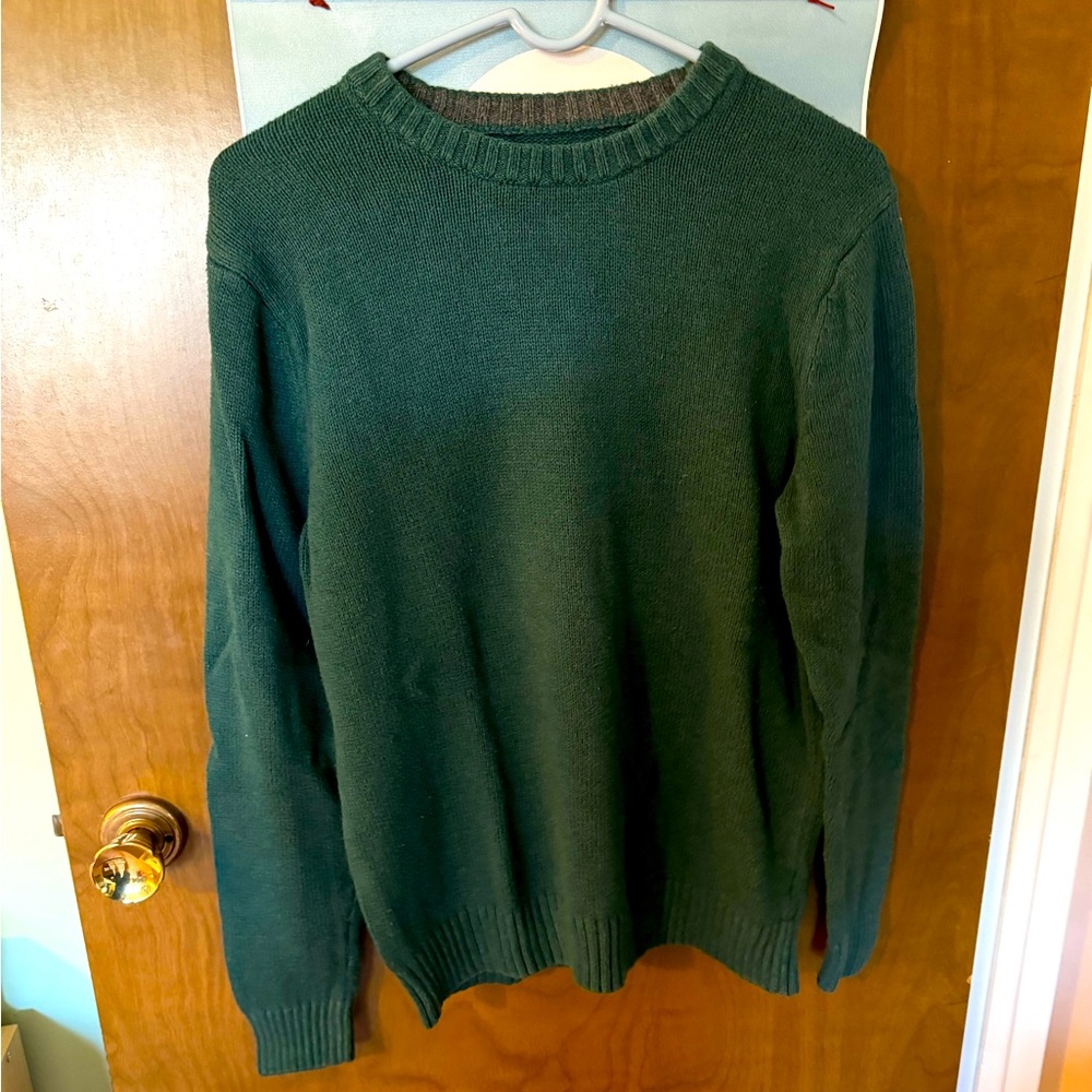 Small dark green Croft and Barrow sweater